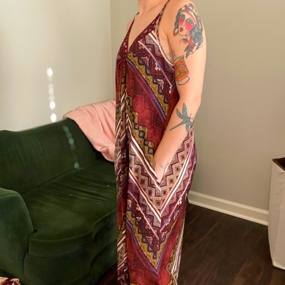 Vintage Print Jumpsuit - Picture 3 of 6